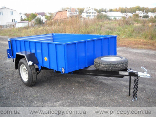 Flatbed trailer for transporting animals #1