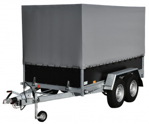 Flatbed trailers, two-axle