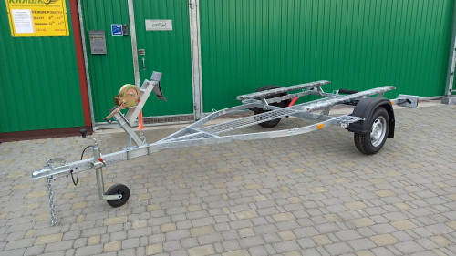 Trailer for transporting rubber inflatable (PVC) boats up to 3.8 m #1