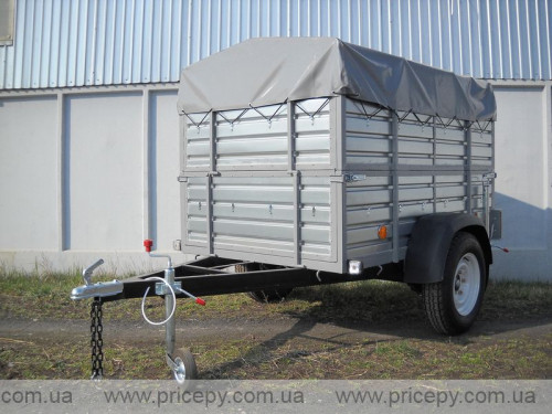 The trailer is reinforced with removable extended sides #1
