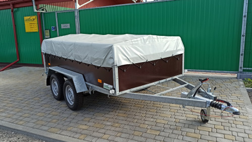 Flatbed trailer 302PB2208F with braking system #1