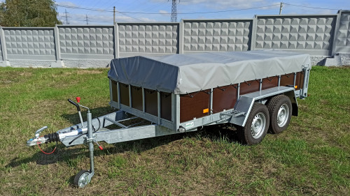 Flatbed trailer 35PB2823 with braking system #1