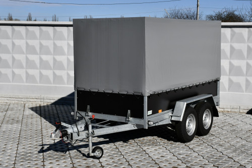 Flatbed trailer 305PB2208FUT with high tilt #1